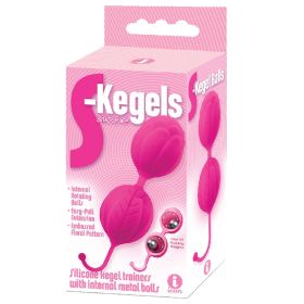 The 9's S Kegels Silicone Kegel Balls-Pink