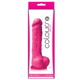 Colours Pleasures Dong With Suction Cup-Pink 5