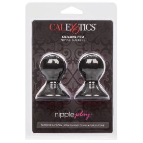 Nipple Play Silicone Pro Nipple Suckers-Black
